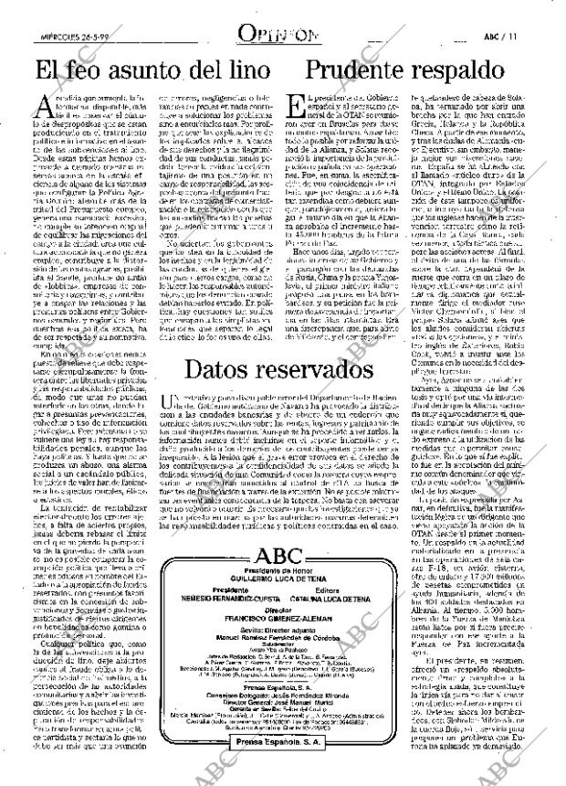 ABC SEVILLA 26-05-1999 página 11