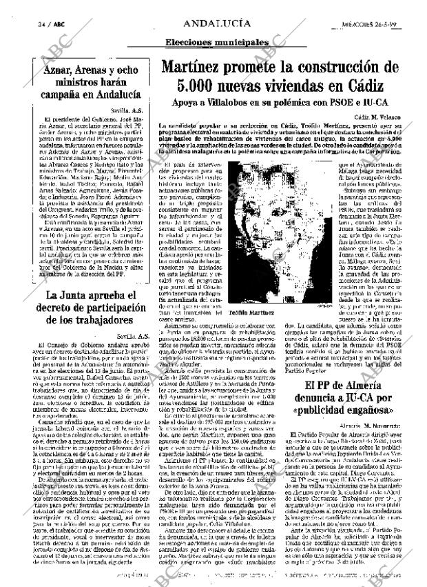 ABC SEVILLA 26-05-1999 página 34