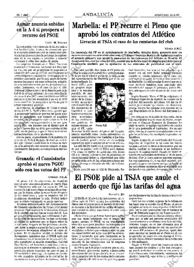 ABC SEVILLA 26-05-1999 página 38