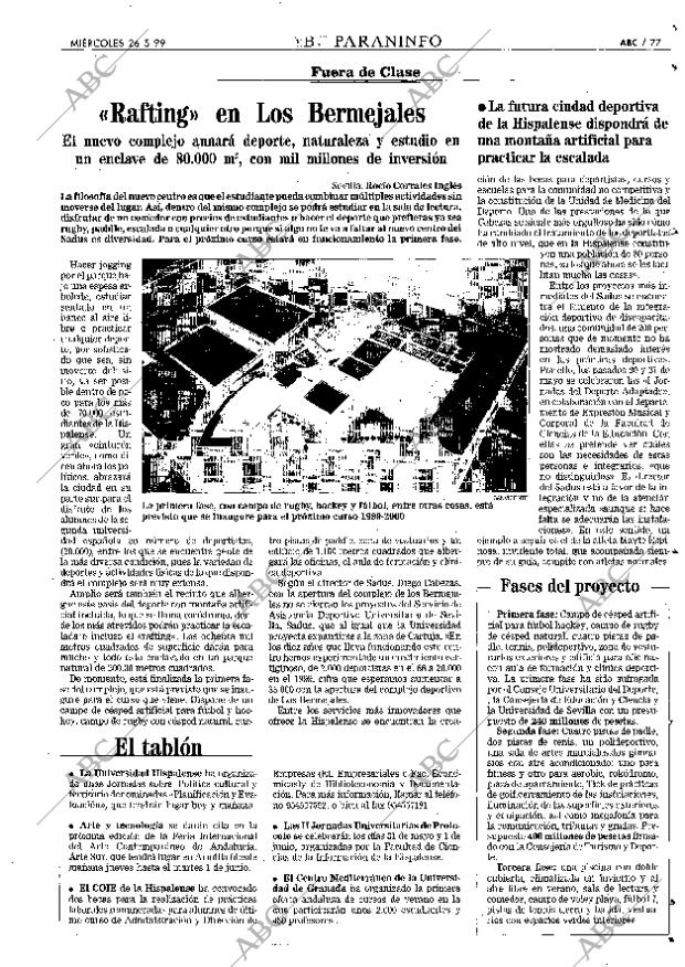 ABC SEVILLA 26-05-1999 página 77