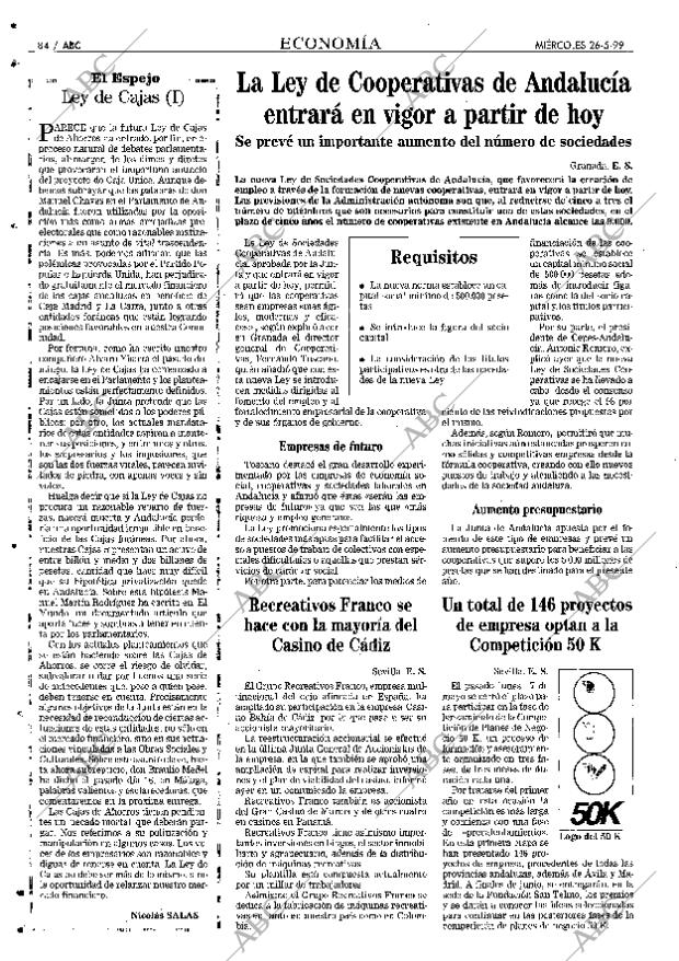 ABC SEVILLA 26-05-1999 página 84