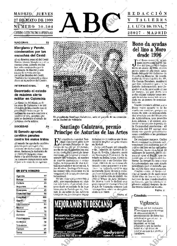 ABC MADRID 27-05-1999 página 13