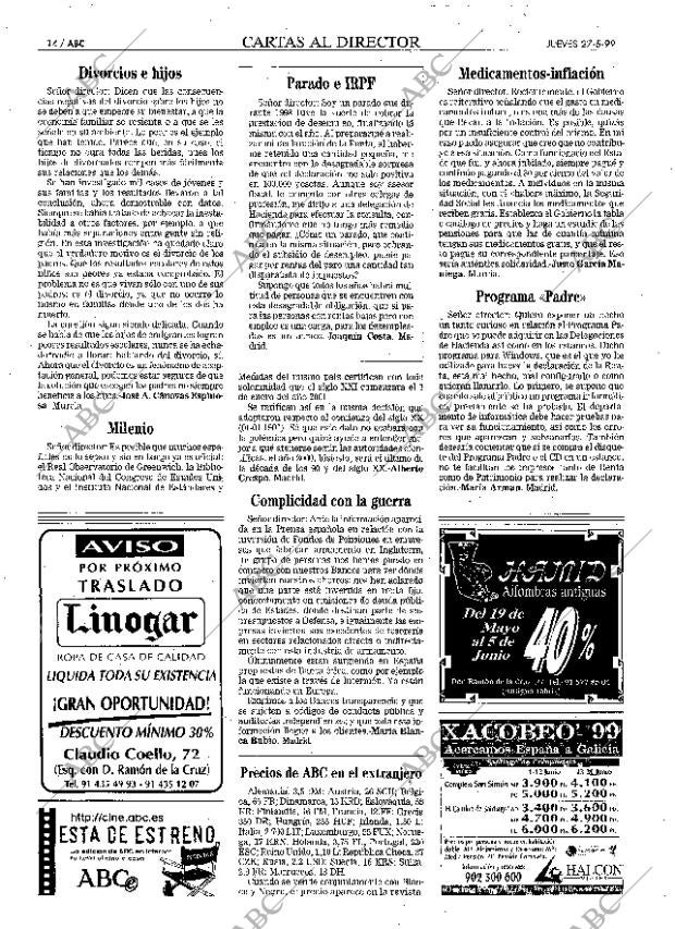 ABC MADRID 27-05-1999 página 14