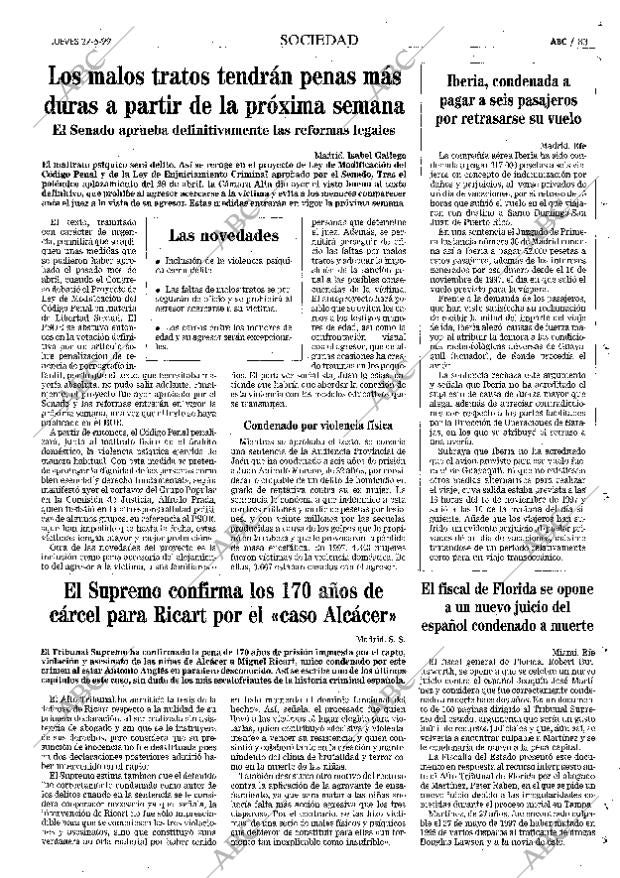 ABC MADRID 27-05-1999 página 83