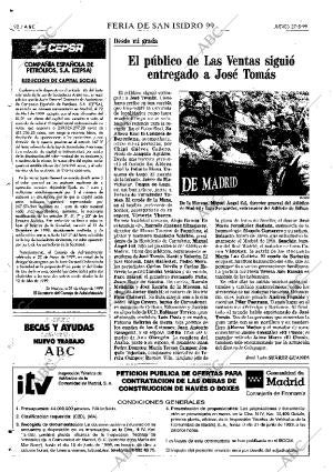 ABC MADRID 27-05-1999 página 92