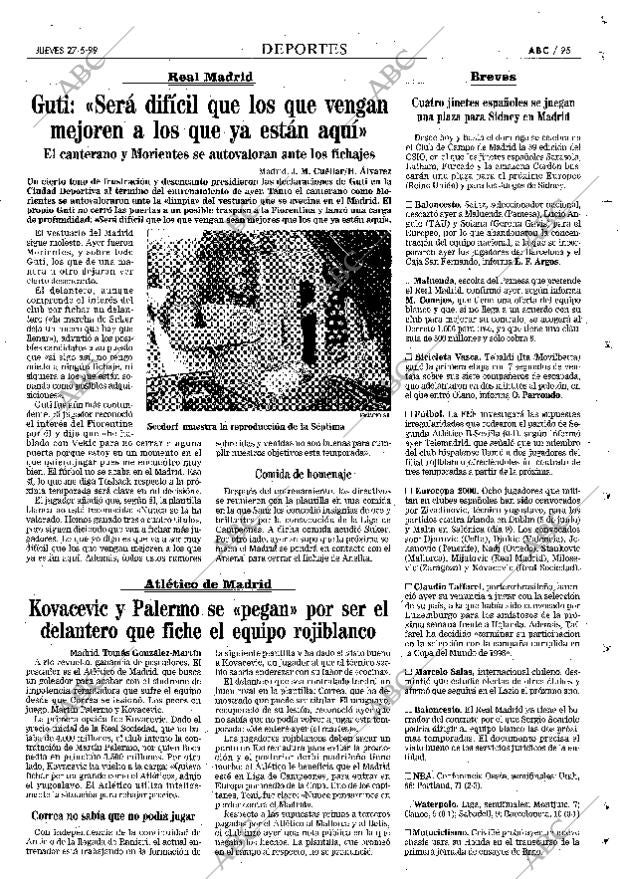 ABC MADRID 27-05-1999 página 95