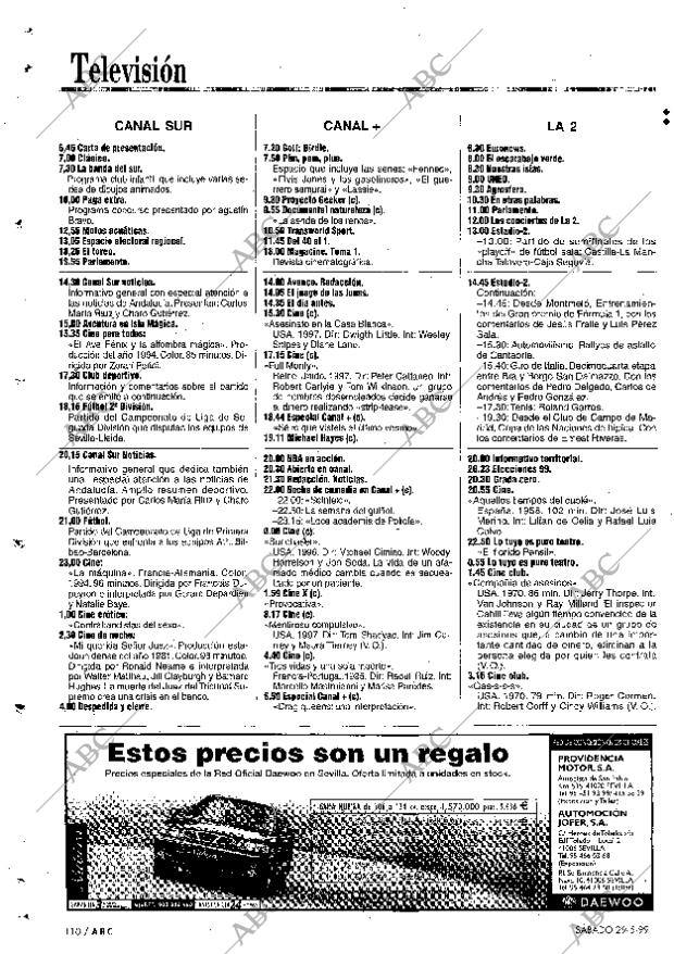 ABC SEVILLA 29-05-1999 página 110