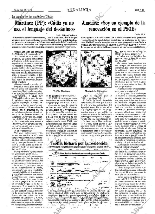 ABC SEVILLA 29-05-1999 página 33