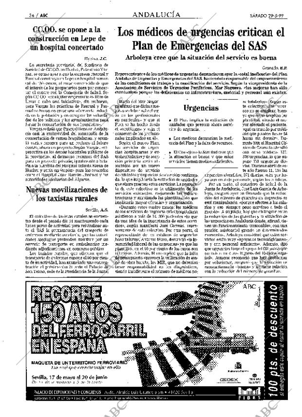 ABC SEVILLA 29-05-1999 página 36