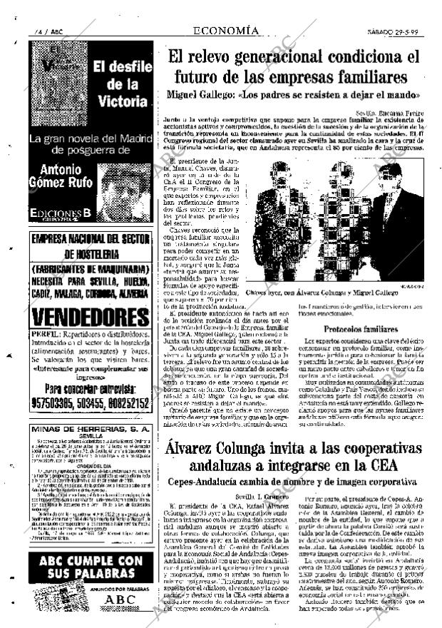 ABC SEVILLA 29-05-1999 página 74