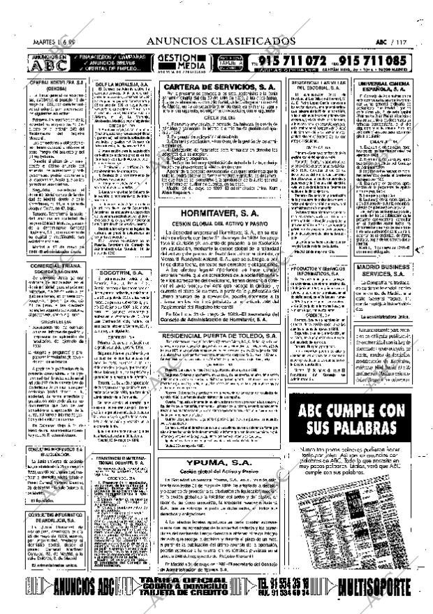 ABC MADRID 01-06-1999 página 117