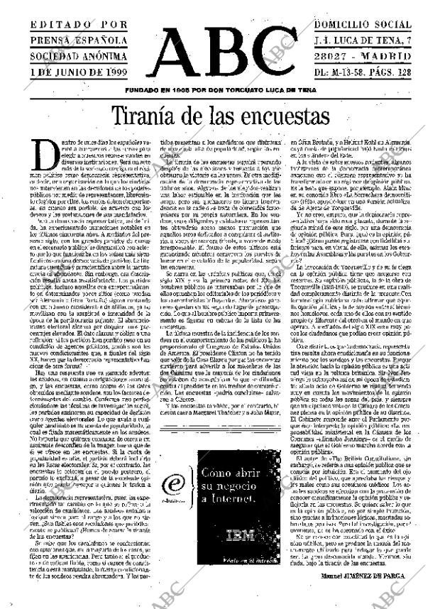 ABC MADRID 01-06-1999 página 3