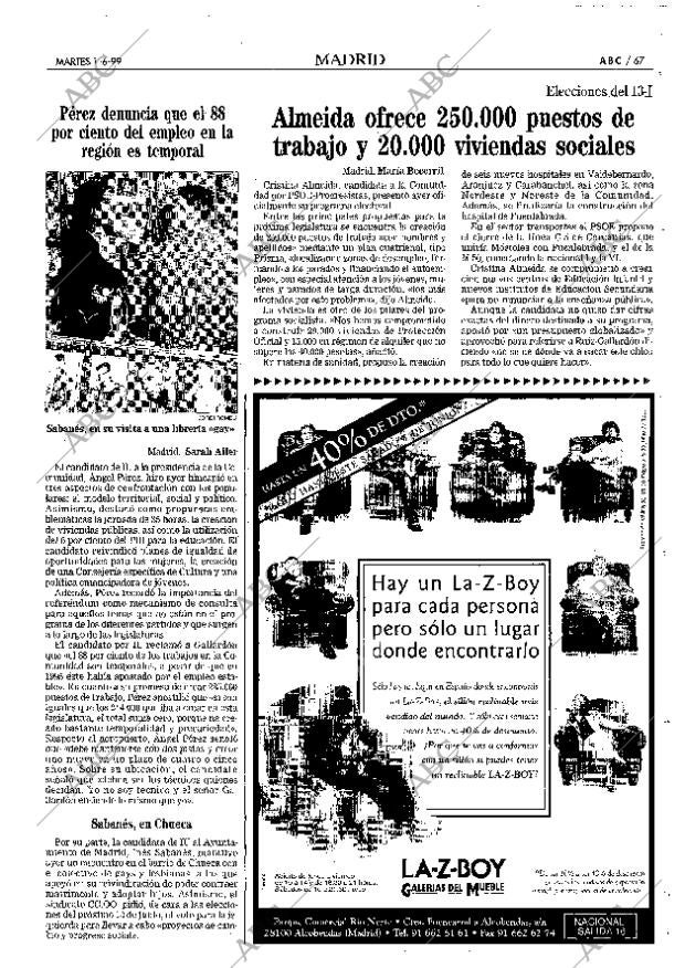 ABC MADRID 01-06-1999 página 67