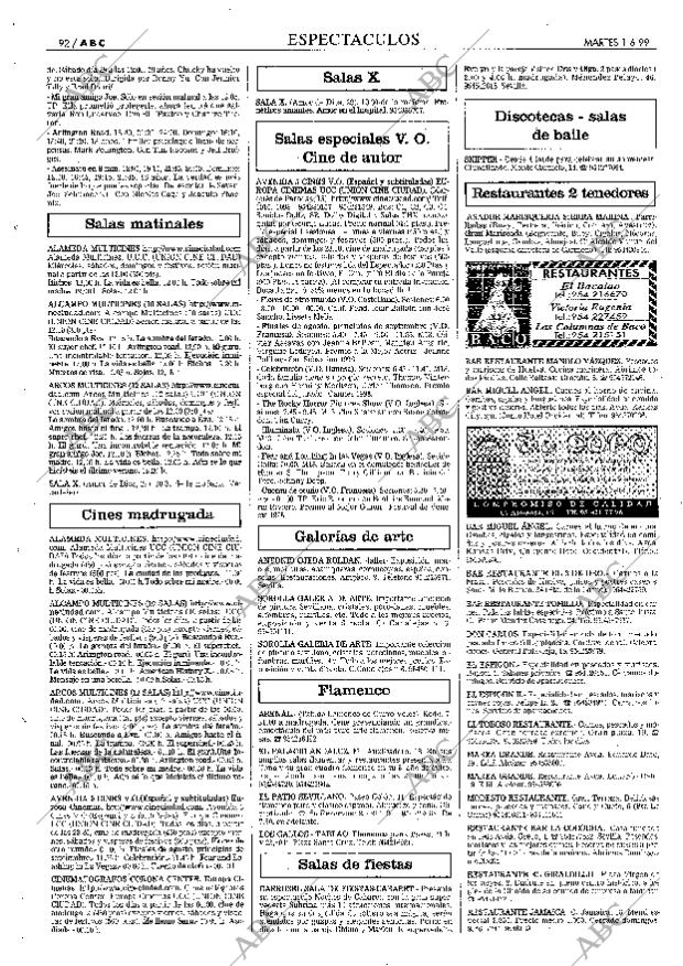 ABC SEVILLA 01-06-1999 página 92