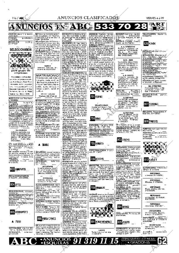 ABC MADRID 04-06-1999 página 116