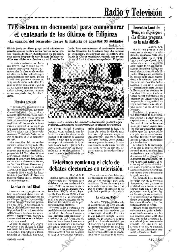 ABC MADRID 04-06-1999 página 129