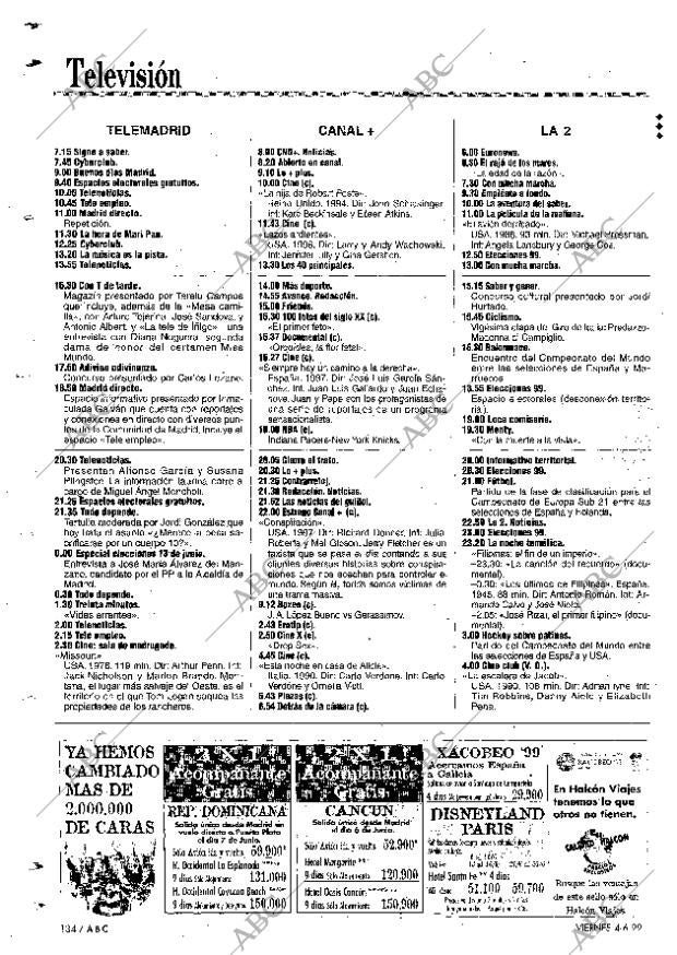 ABC MADRID 04-06-1999 página 134