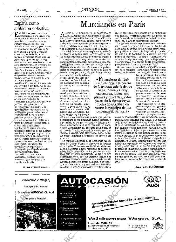 ABC MADRID 04-06-1999 página 16