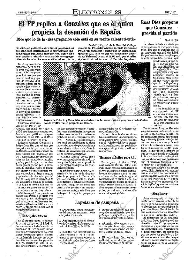 ABC MADRID 04-06-1999 página 17