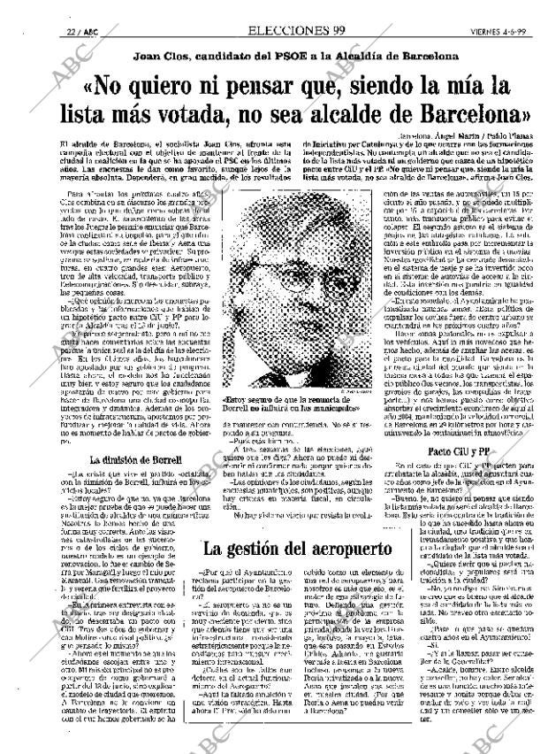 ABC MADRID 04-06-1999 página 22