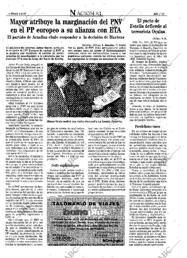 ABC MADRID 04-06-1999 página 25