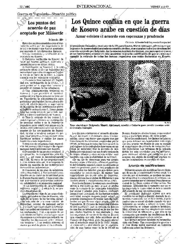 ABC MADRID 04-06-1999 página 32
