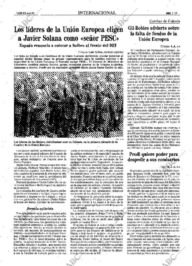 ABC MADRID 04-06-1999 página 39