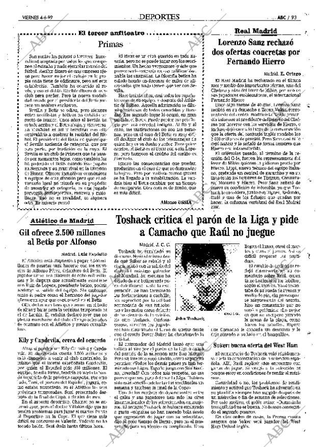 ABC MADRID 04-06-1999 página 93