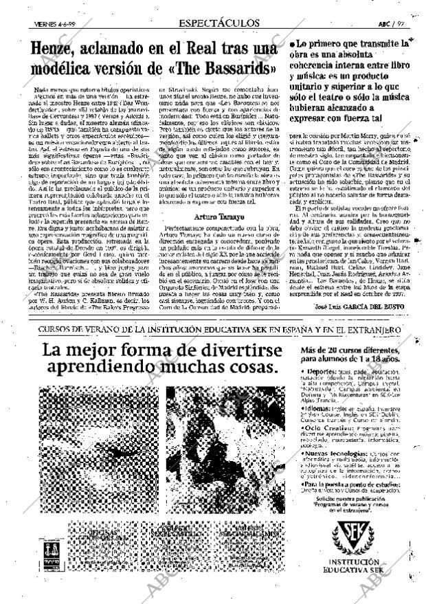 ABC MADRID 04-06-1999 página 97