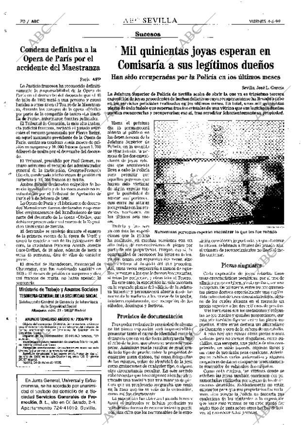 ABC SEVILLA 04-06-1999 página 70