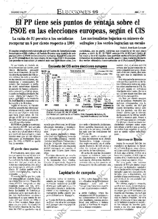 ABC MADRID 05-06-1999 página 19