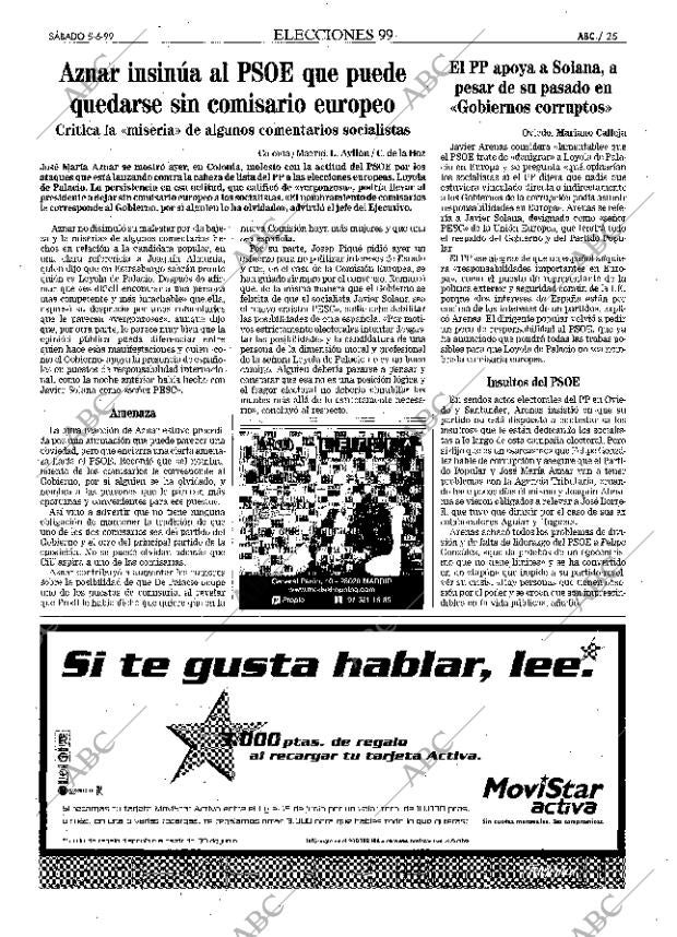 ABC MADRID 05-06-1999 página 25