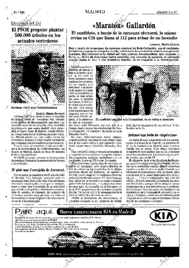 ABC MADRID 05-06-1999 página 86
