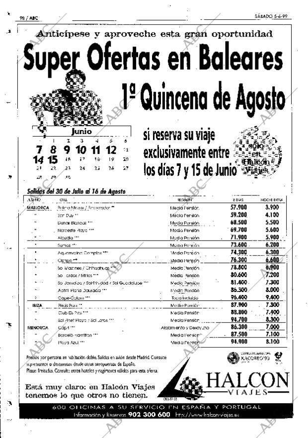 ABC MADRID 05-06-1999 página 98