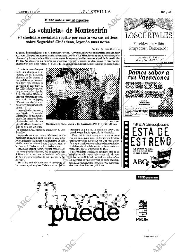 ABC SEVILLA 11-06-1999 página 67