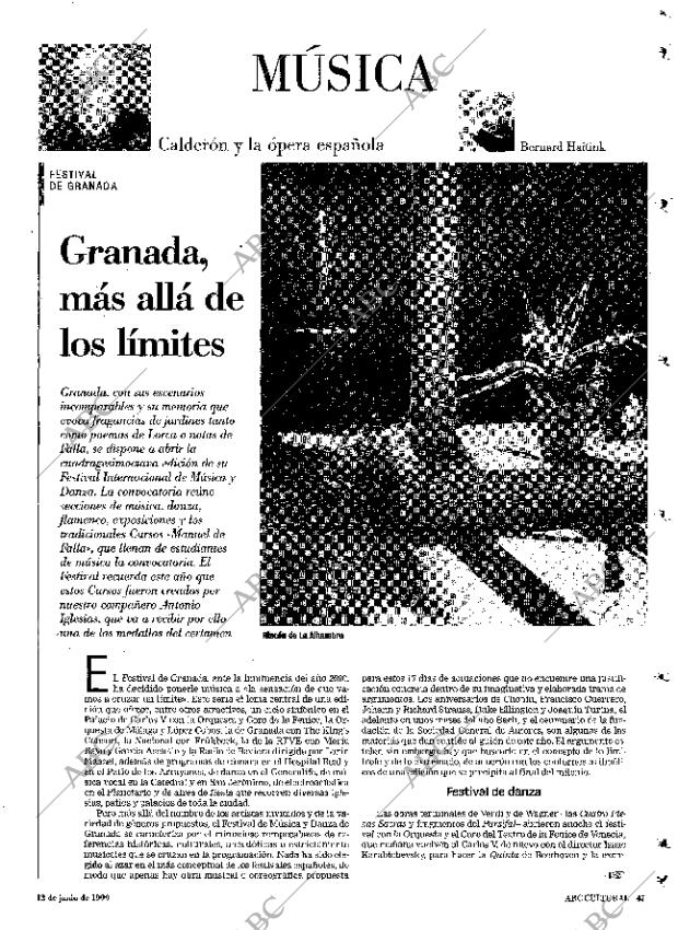 CULTURAL MADRID 12-06-1999 página 47