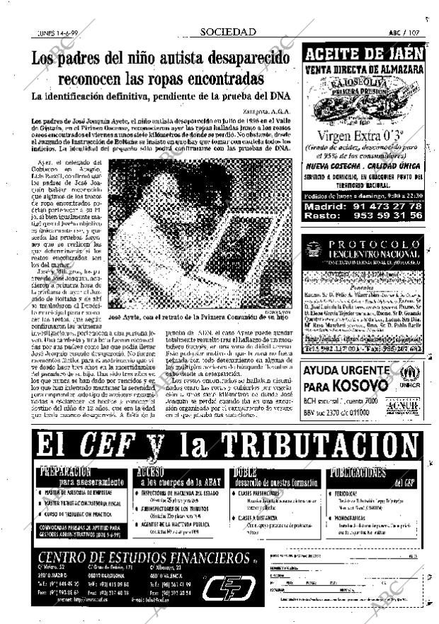 ABC MADRID 14-06-1999 página 107