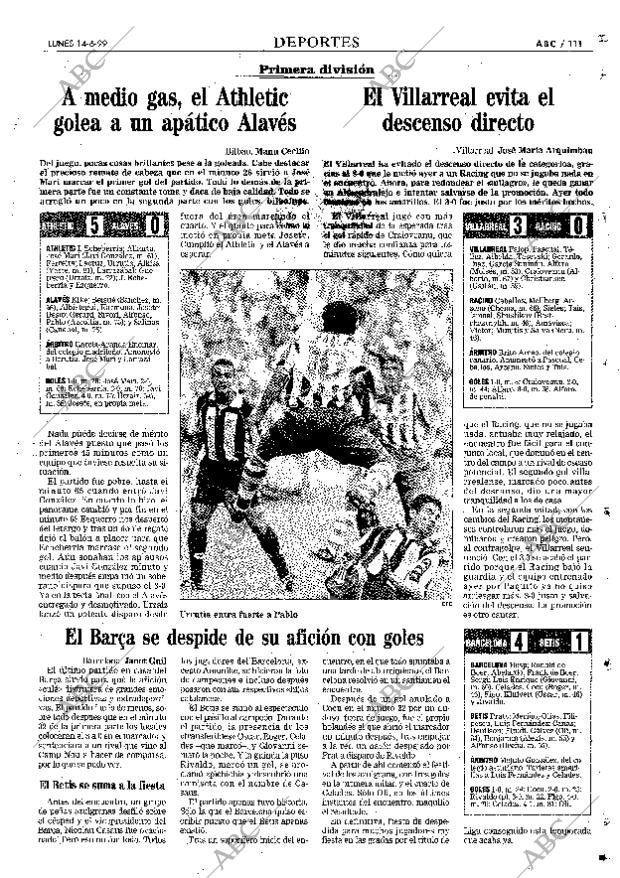 ABC MADRID 14-06-1999 página 111