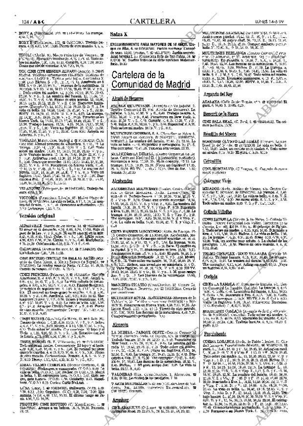ABC MADRID 14-06-1999 página 124