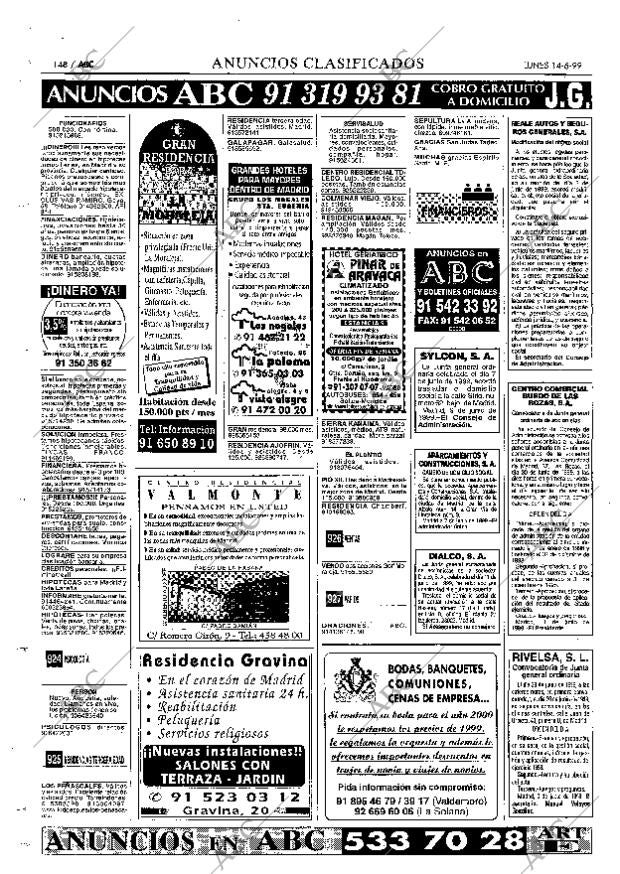ABC MADRID 14-06-1999 página 148