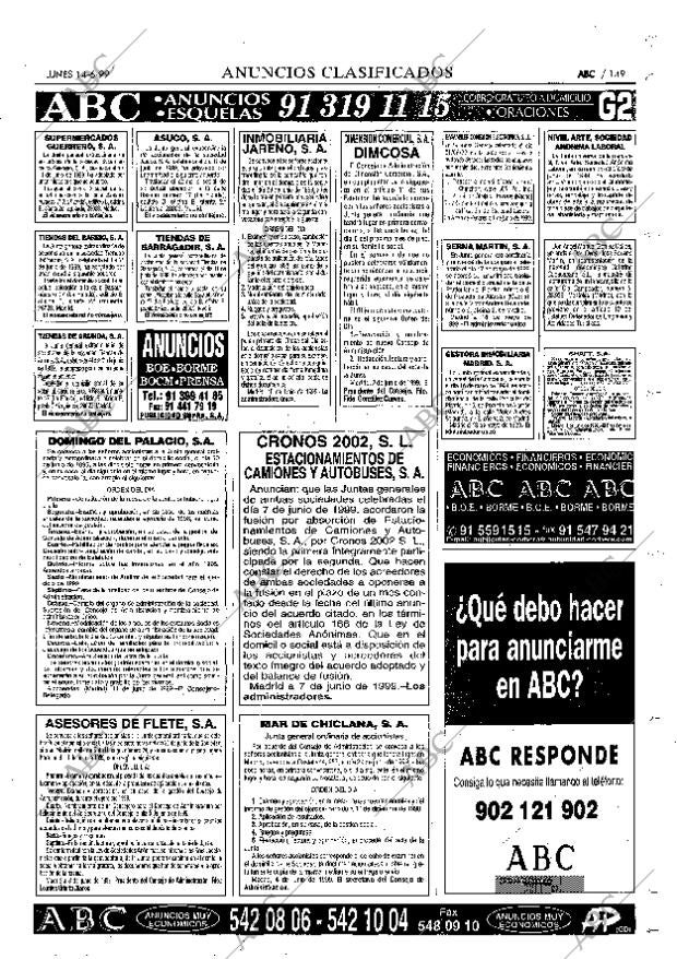 ABC MADRID 14-06-1999 página 149