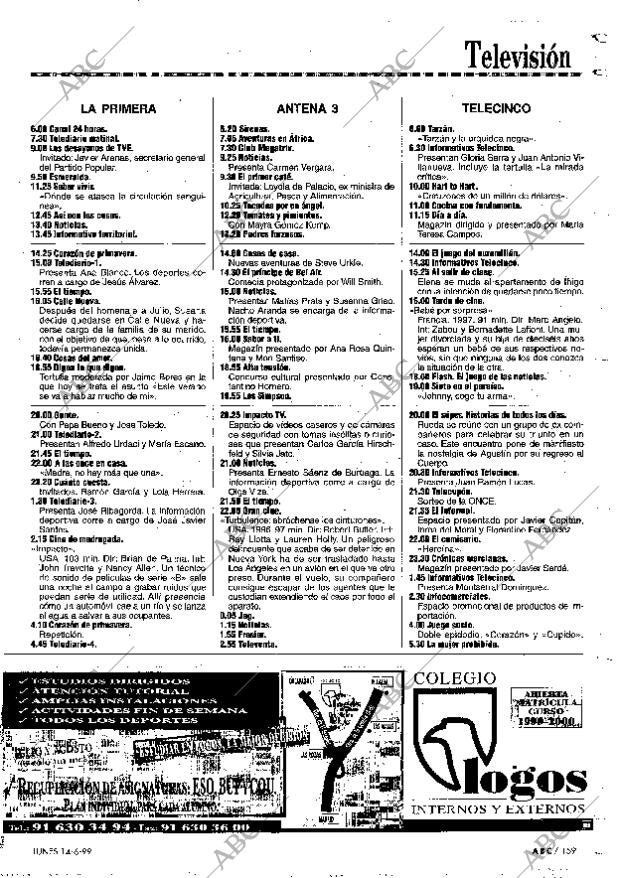 ABC MADRID 14-06-1999 página 159