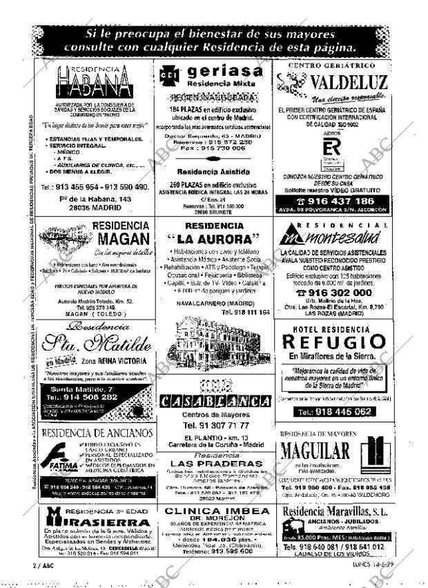 ABC MADRID 14-06-1999 página 2