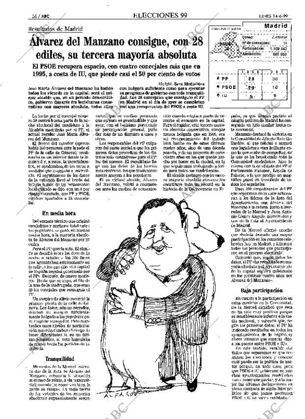 ABC MADRID 14-06-1999 página 26