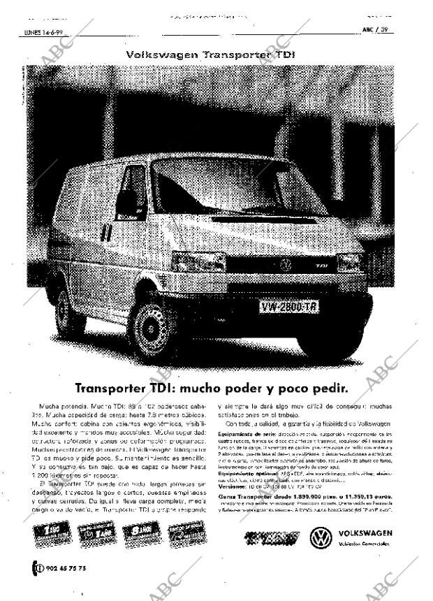 ABC MADRID 14-06-1999 página 39
