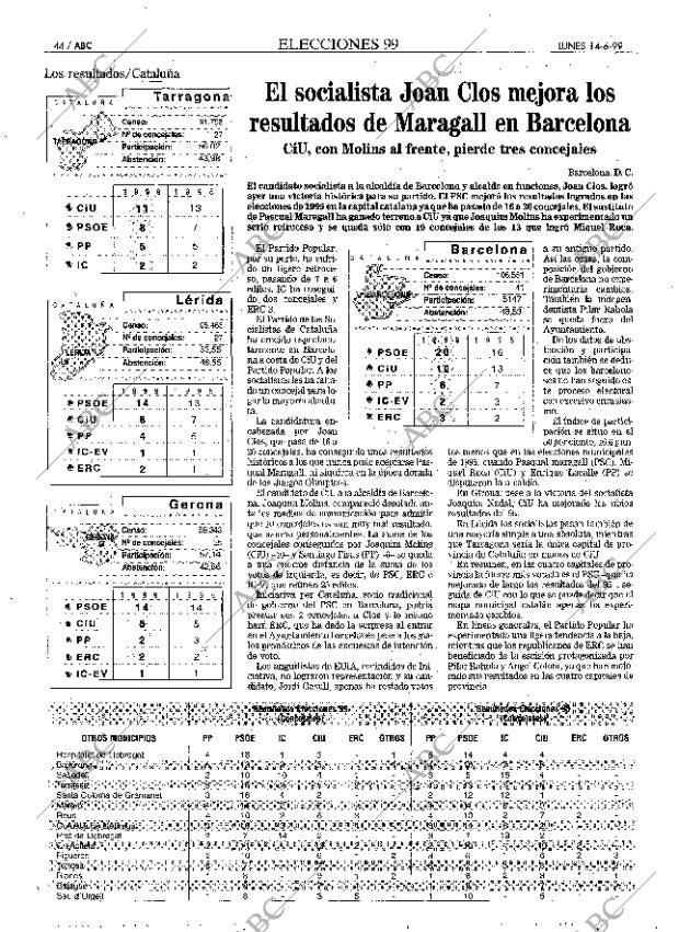 ABC MADRID 14-06-1999 página 44