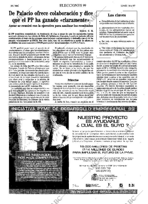 ABC MADRID 14-06-1999 página 58