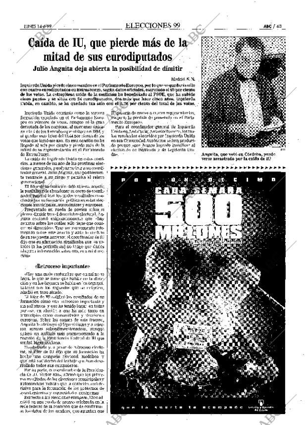ABC MADRID 14-06-1999 página 63
