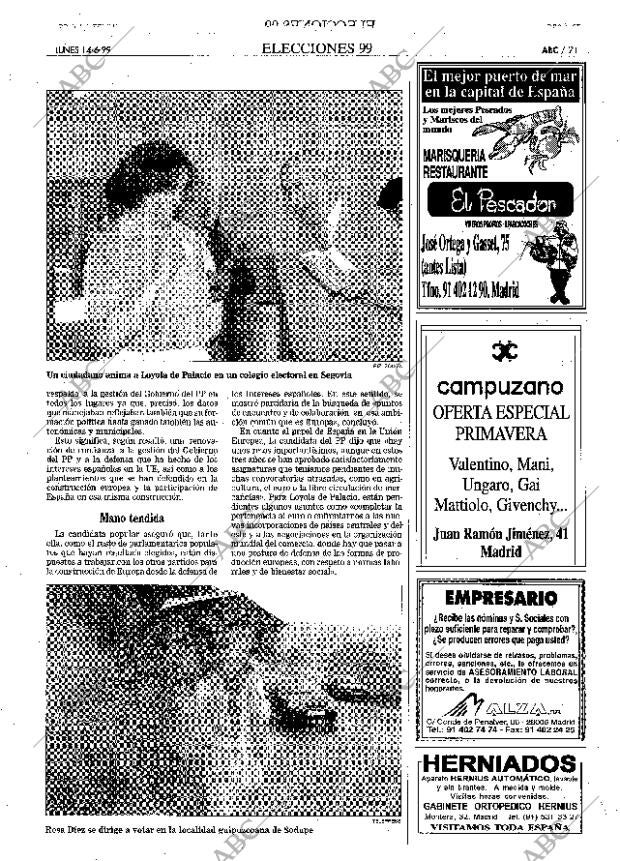 ABC MADRID 14-06-1999 página 71