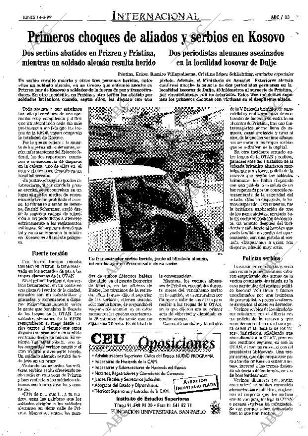ABC MADRID 14-06-1999 página 83
